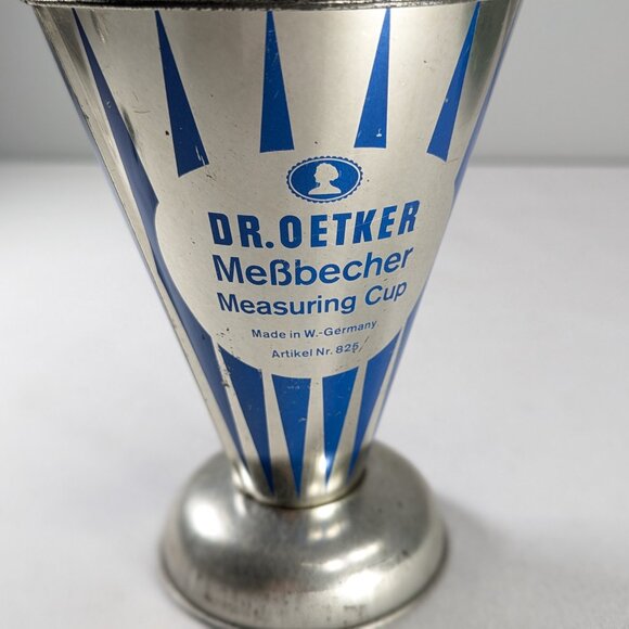 Vintage Dr. Oetker metal measuring cup West Germany - Picture 8 of 8